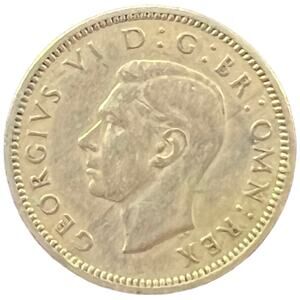 1951 SIXPENCE BRIDAL LUCKY MONEY SHOE